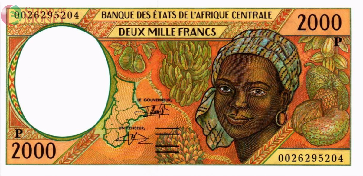 CAS - ЧАД 2000 ФРАНКОВ (P) 1