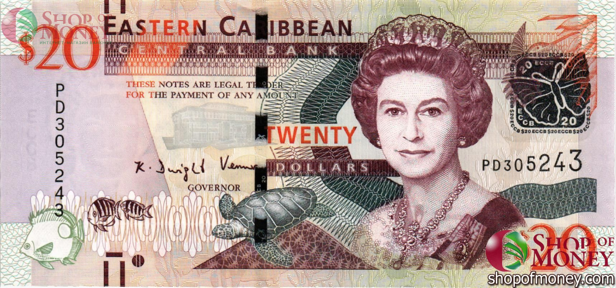 ВОСТОЧНЫЕ КАРИБЫ 20 ДОЛЛАРОВ 1