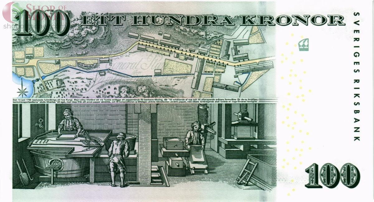 ШВЕЦИЯ 100 КРОН (В БУКЛЕТЕ) 3