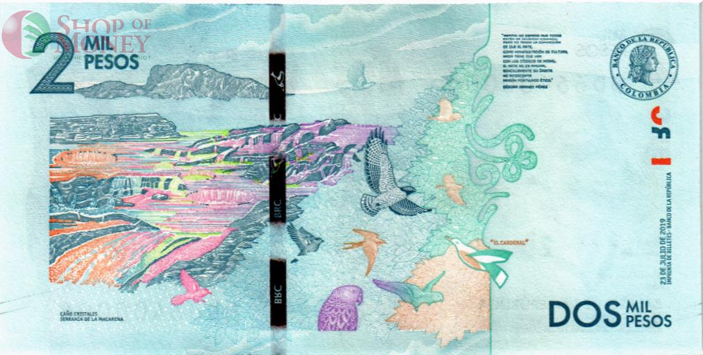 КОЛУМБИЯ 2000 ПЕСО 2