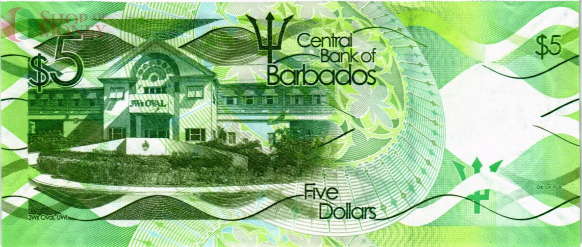 БАРБАДОС 5 ДОЛЛАРОВ 2