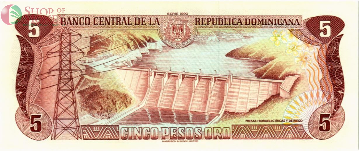 ДОМИНИКАНСКАЯ РЕСПУБЛИКА 5 ПЕСО 2