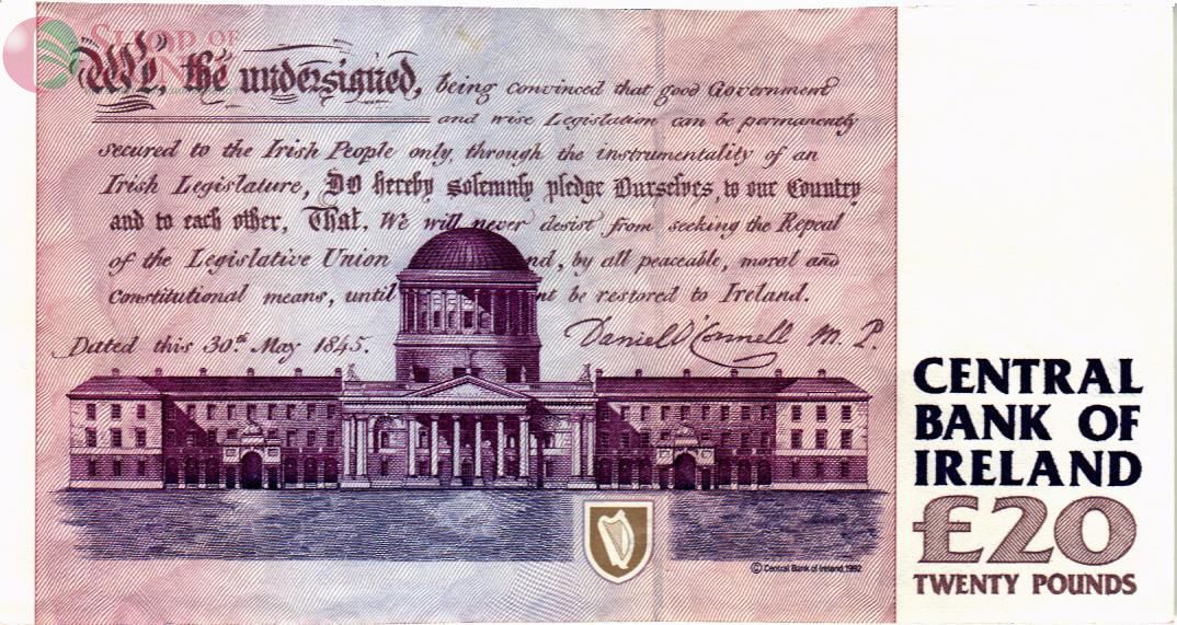 ИРЛАНДИЯ 20 ФУНТОВ (22.08.1995) 2