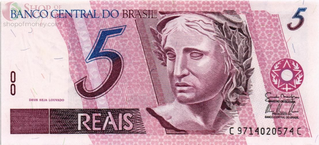 БРАЗИЛИЯ 5 РЕАЛ 1