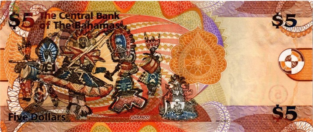 БАГАМСКИЕ ОСТРОВА 5 ДОЛЛАРОВ 2