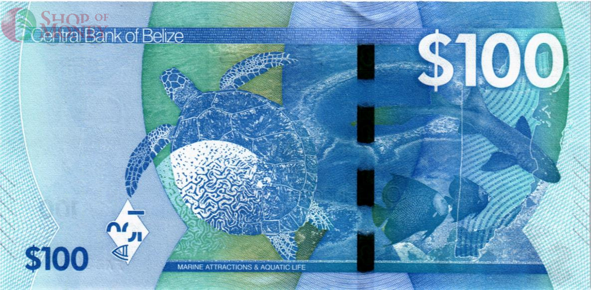 БЕЛИЗ 100 ДОЛЛАРОВ 2