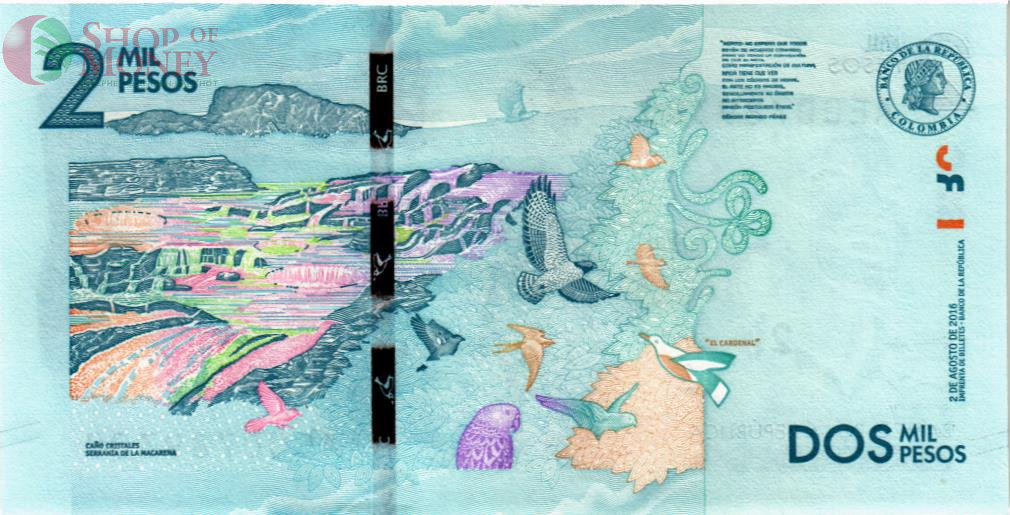 КОЛУМБИЯ 2000 ПЕСО 2