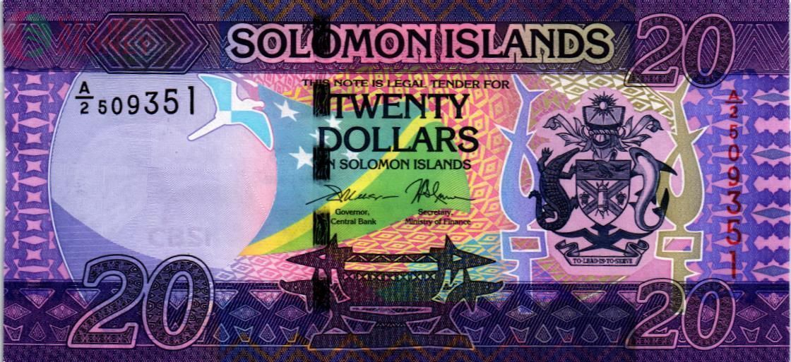 СОЛОМОНОВЫ ОСТРОВА 20 ДОЛЛАРОВ 1