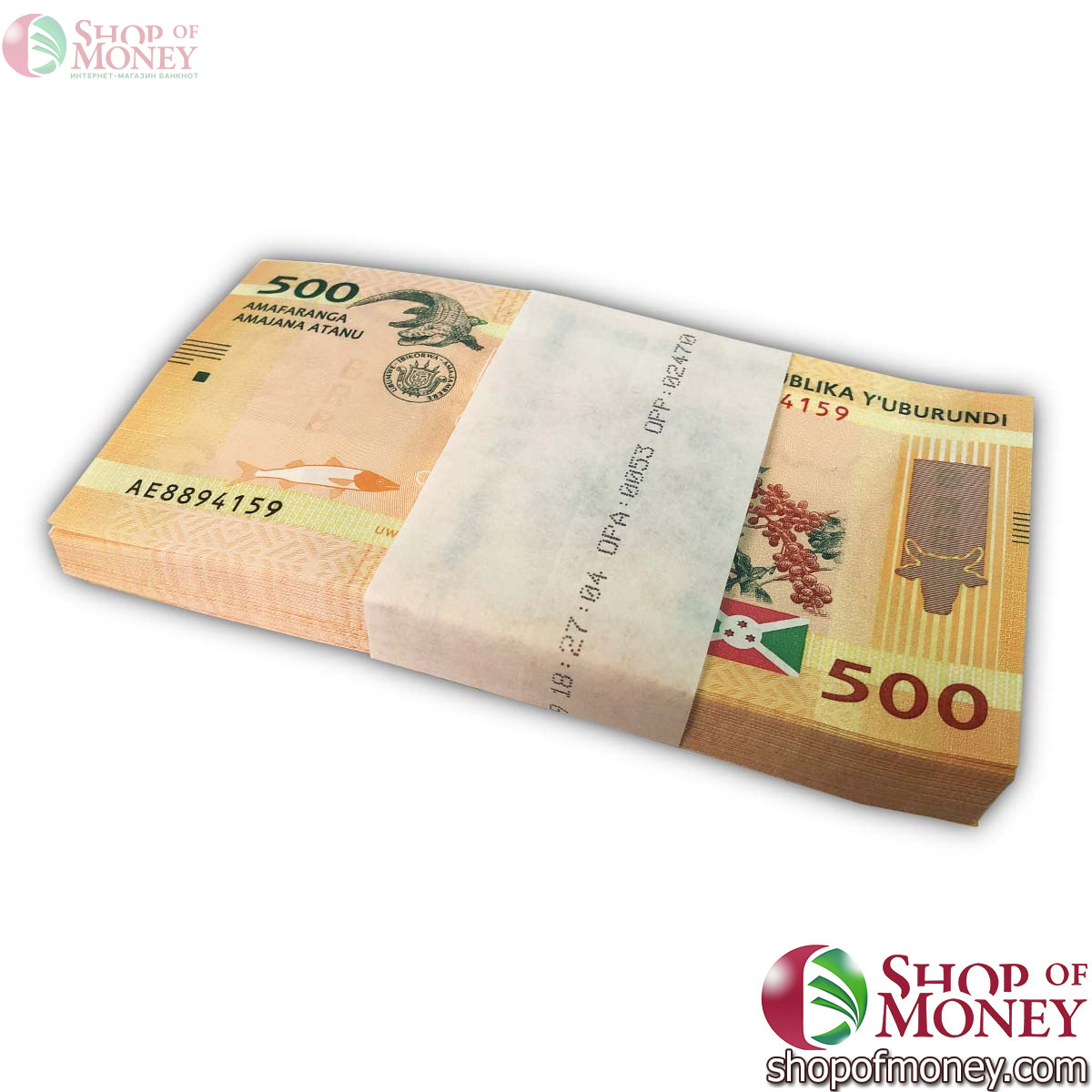 БУРУНДИ 500 ФРАНКОВ (100 БАНКНОТ) 1