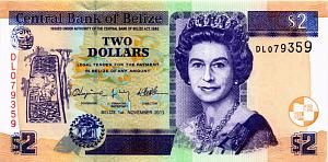 БЕЛИЗ 2 ДОЛЛАРА 1