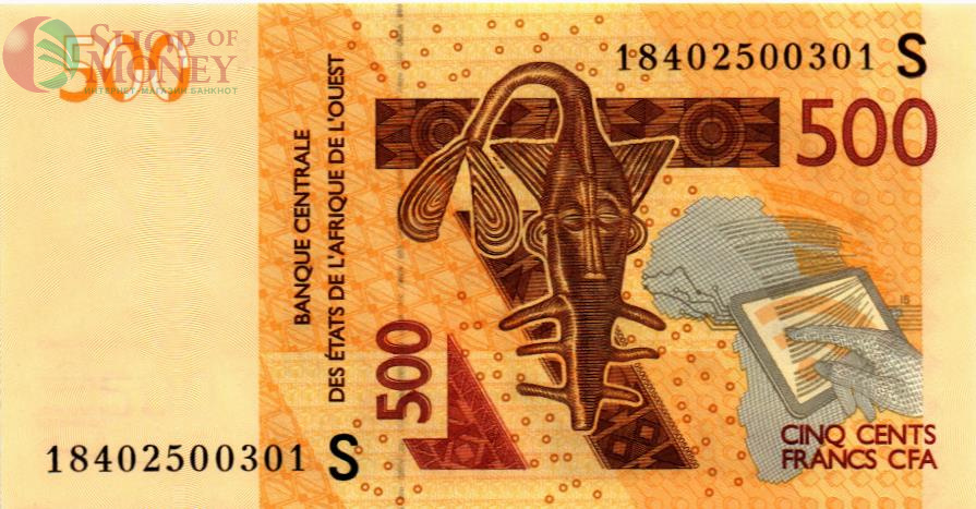 WAS - ГВИНЕЯ-БИСАУ 500 ФРАНКОВ (S) 1