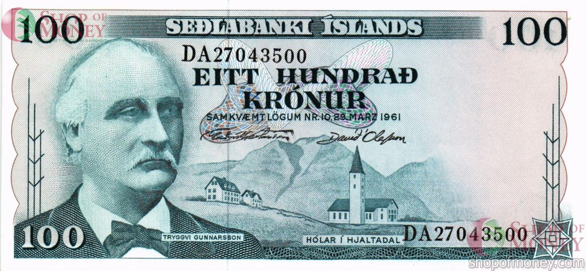 ИСЛАНДИЯ 100 КРОН 1
