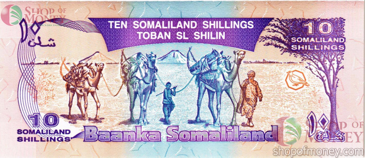 СОМАЛИЛЕНД 10 ШИЛЛИНГОВ 2
