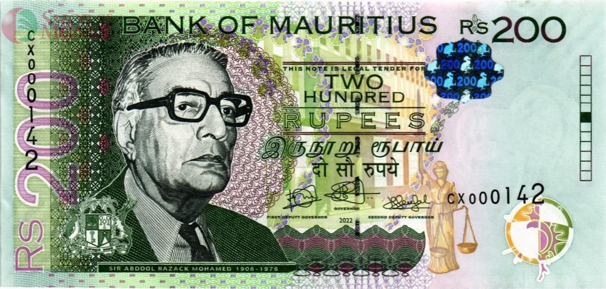 МАВРИКИЙ 200 РУПИЙ 1