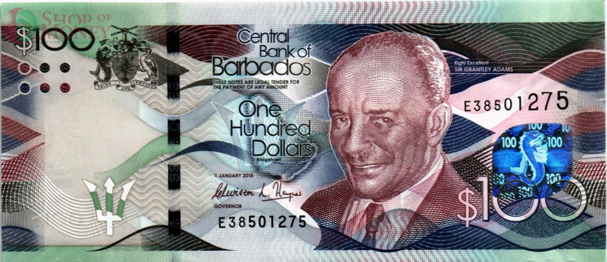 БАРБАДОС 100 ДОЛЛАРОВ 1
