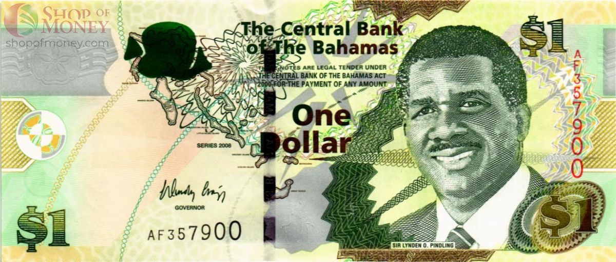 БАГАМСКИЕ ОСТРОВА 1 ДОЛЛАР 1