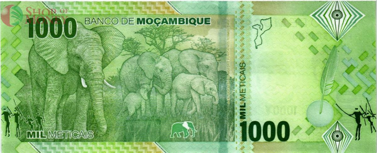 МОЗАМБИК 1000 МЕТИКАЛЬ 2