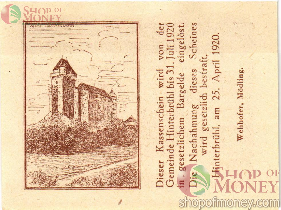 АВСТРИЯ 10 ХЕЛЛЕРОВ (НОТГЕЛЬД) 2