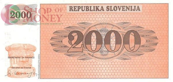 СЛОВЕНИЯ 2000 ТОЛАР 1
