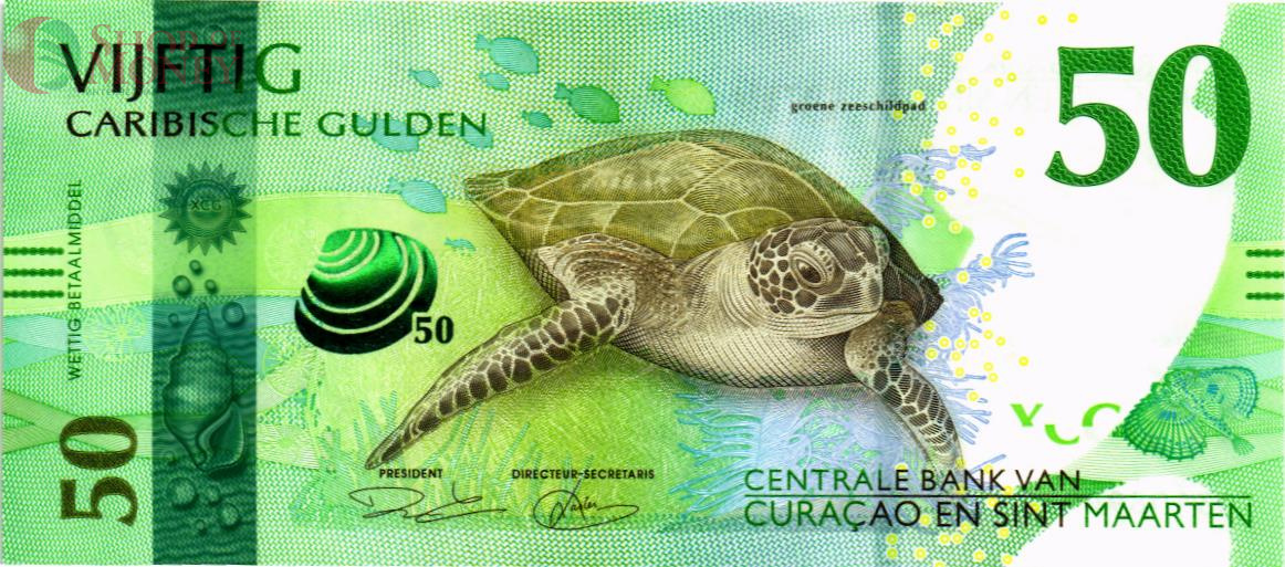 КЮРАСАО И СИНТ-МАРТЕН 50 ГУЛЬДЕНОВ 1