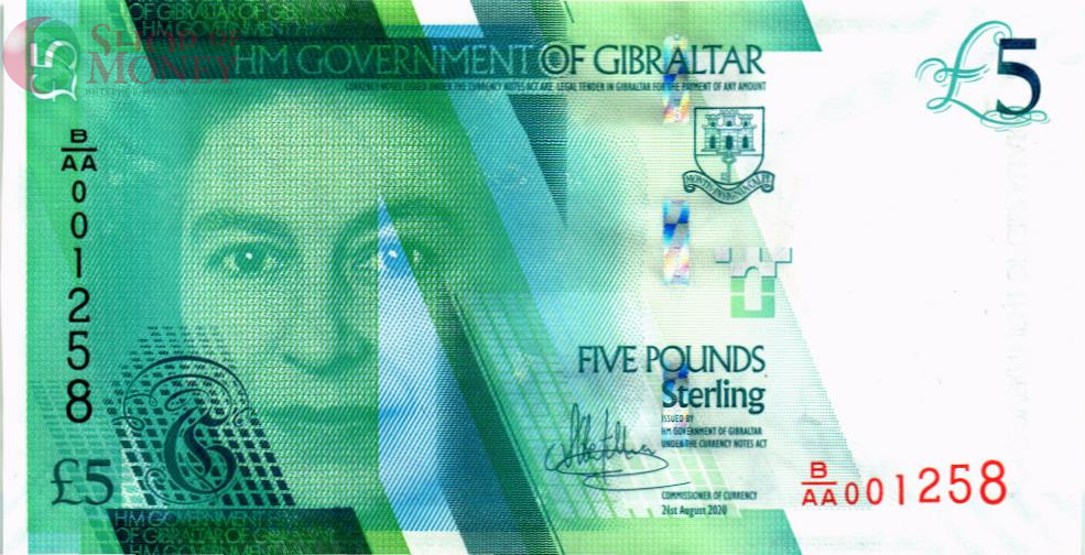 ГИБРАЛТАР 5 ФУНТОВ 1