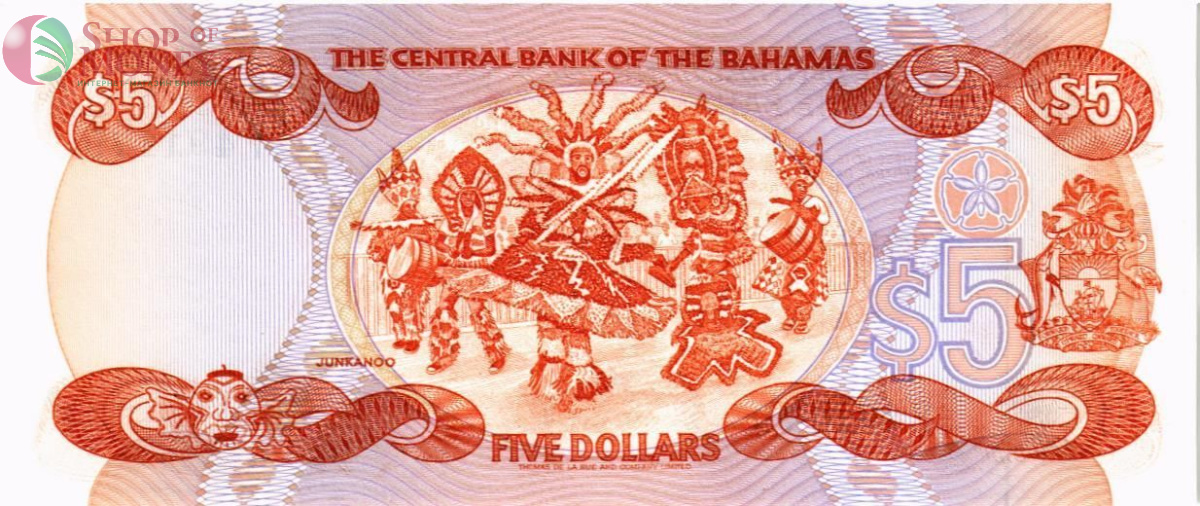 БАГАМСКИЕ ОСТРОВА 5 ДОЛЛАРОВ 2