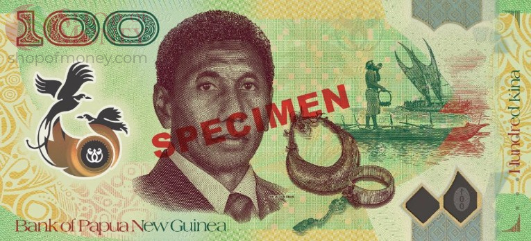 ПАПУА-НОВАЯ ГВИНЕЯ 100 КИНА 2