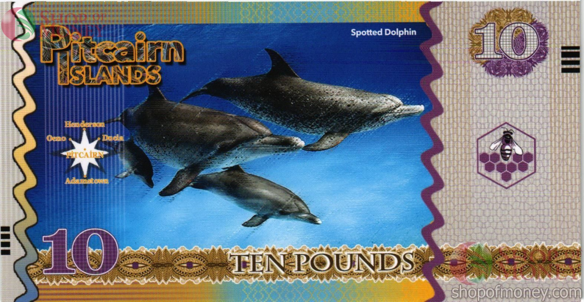 ОСТРОВА ПИТКЭРН 10 ФУНТОВ 2