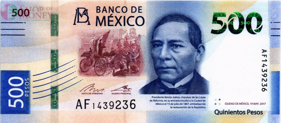 МЕКСИКА 500 ПЕСО (19.05.2017) 1
