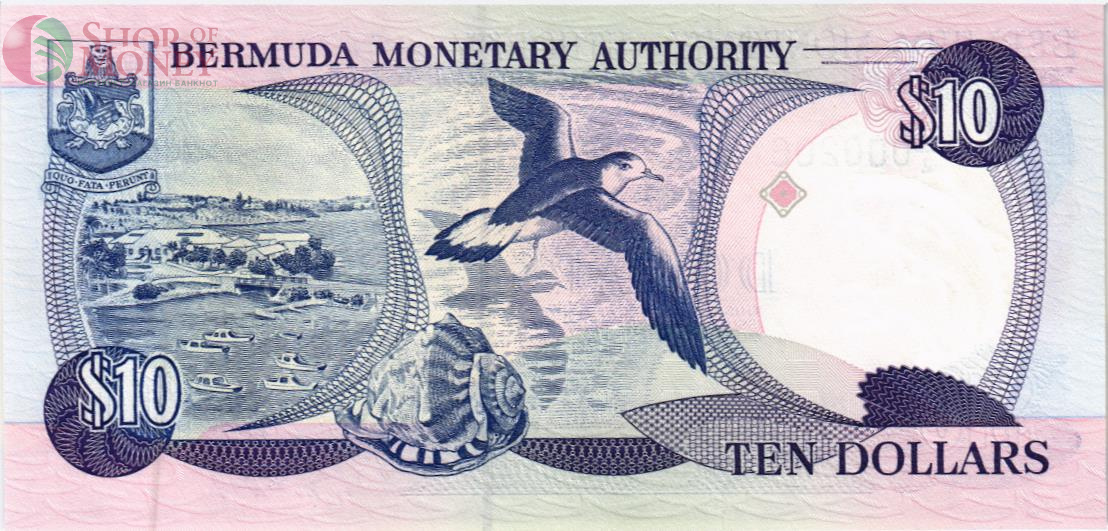 БЕРМУДСКИЕ ОСТРОВА 10 ДОЛЛАРОВ 2