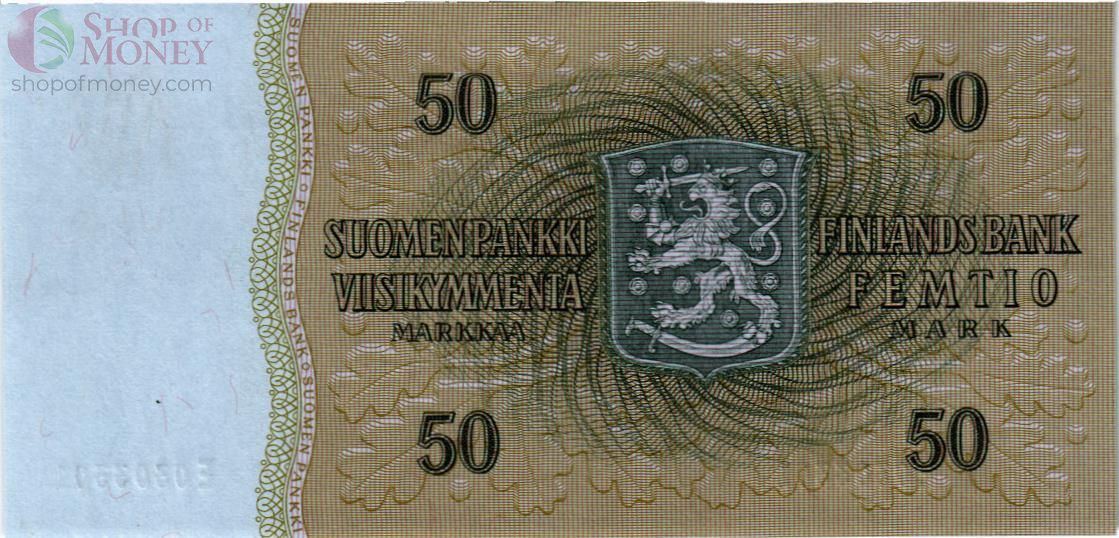 ФИНЛЯНДИЯ 50 МАРОК (Litt. B) 2