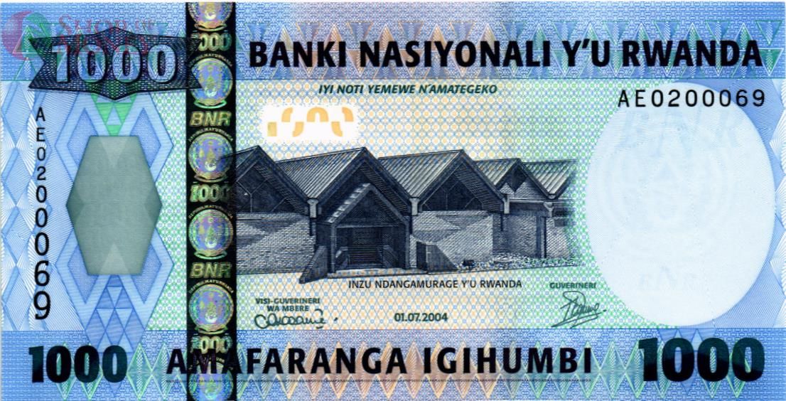 РУАНДА 1000 ФРАНКОВ 1