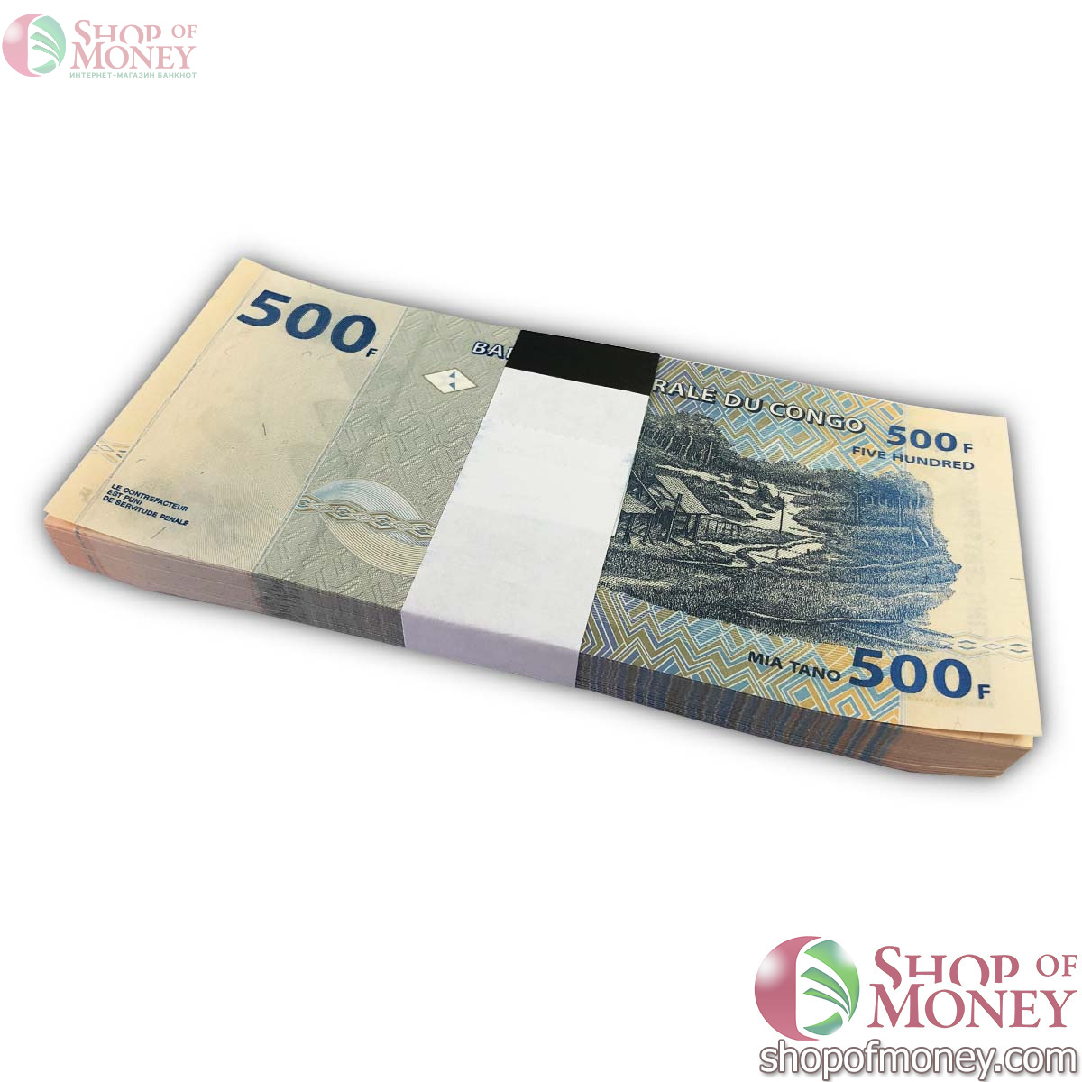 КОНГО ДР 500 ФРАНКОВ (100 БАНКНОТ) 2