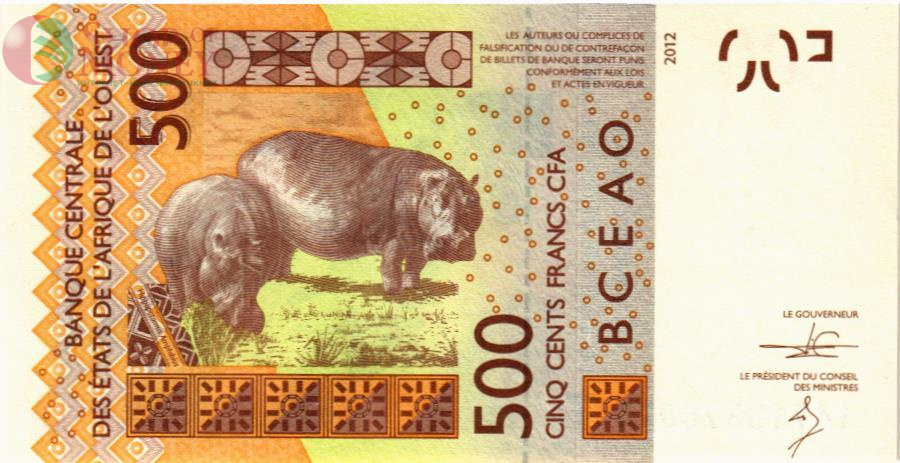 WAS - ТОГО 500 ФРАНКОВ (T) 2