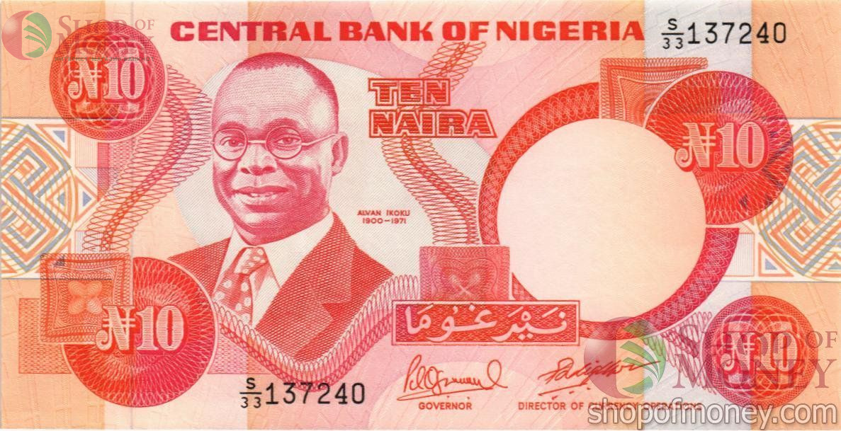 НИГЕРИЯ 10 НАЙРА 1