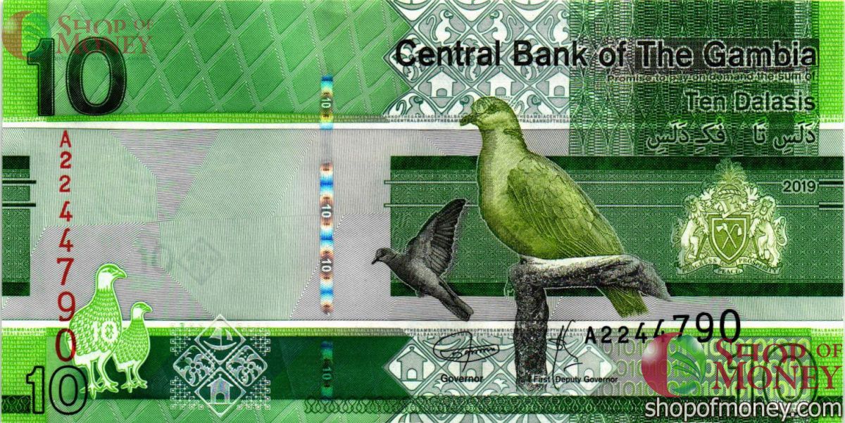 ГАМБИЯ 10 ДАЛАСИ 1