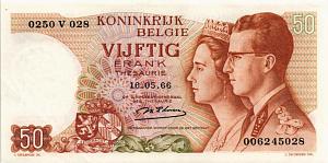 БЕЛЬГИЯ 50 ФРАНКОВ 1
