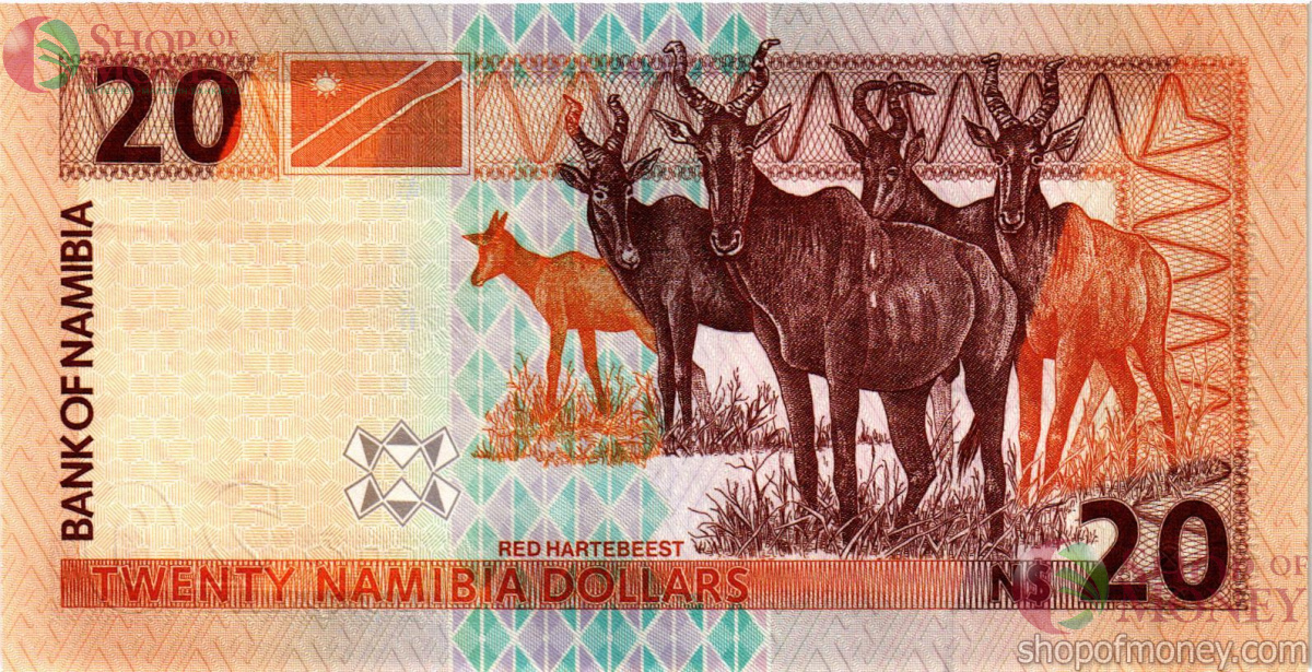 НАМИБИЯ 20 ДОЛЛАРОВ 2