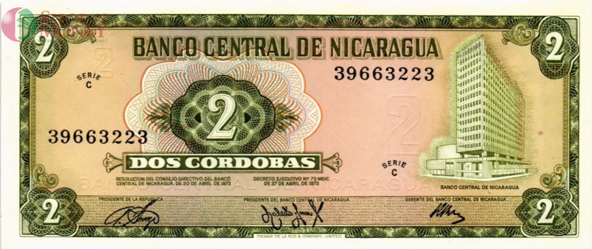 НИКАРАГУА 2 КОРДОБА 1