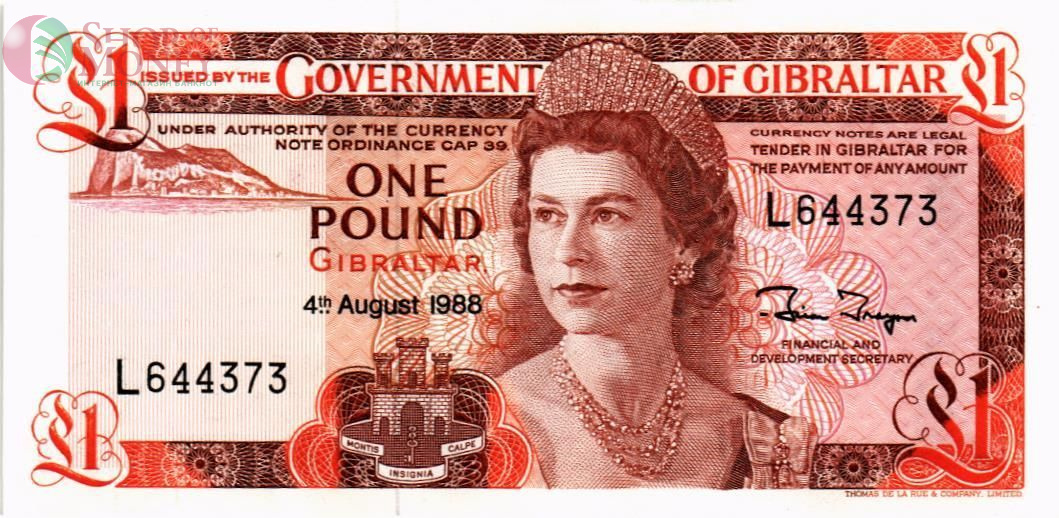 ГИБРАЛТАР 1 ФУНТ 1