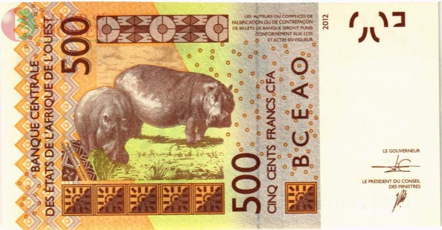 WAS - ТОГО 500 ФРАНКОВ (T) 2