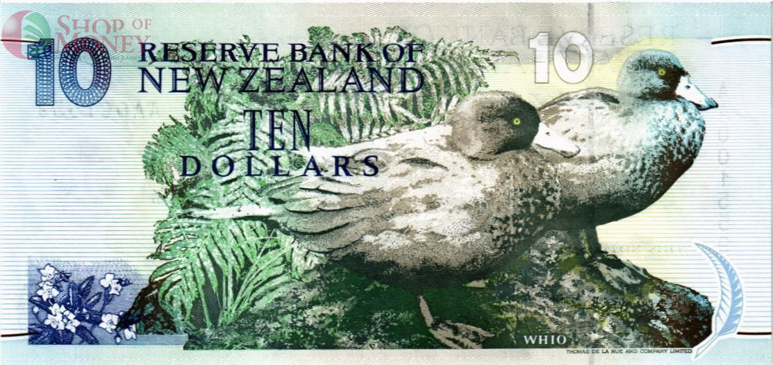 НОВАЯ ЗЕЛАНДИЯ 10 ДОЛЛАРОВ usd (-AA-) 2