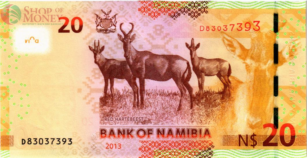 НАМИБИЯ 20 ДОЛЛАРОВ 2
