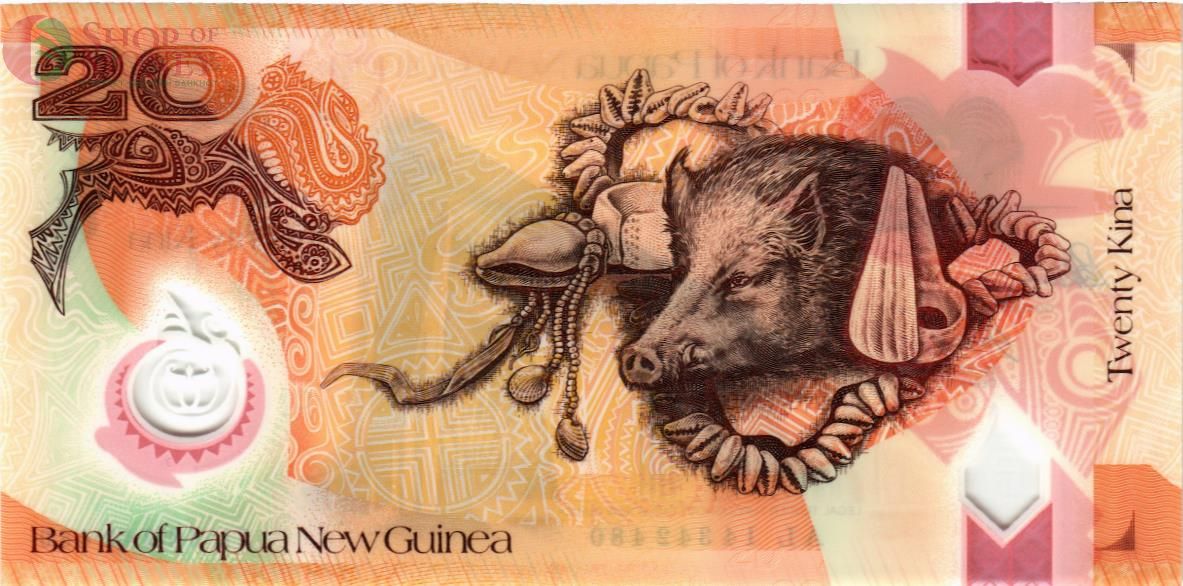 ПАПУА-НОВАЯ ГВИНЕЯ 20 КИНА 2