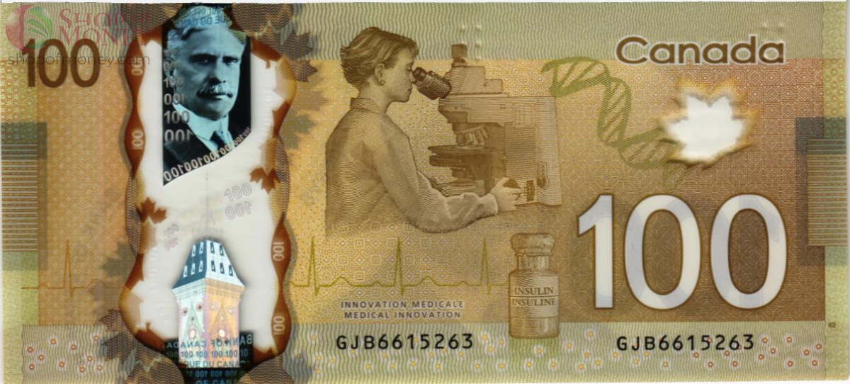КАНАДА 100 ДОЛЛАРОВ 2