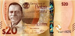 БЕЛИЗ 20 ДОЛЛАРОВ 1