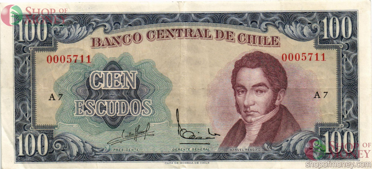 ЧИЛИ 100 ЭСКУДО 1