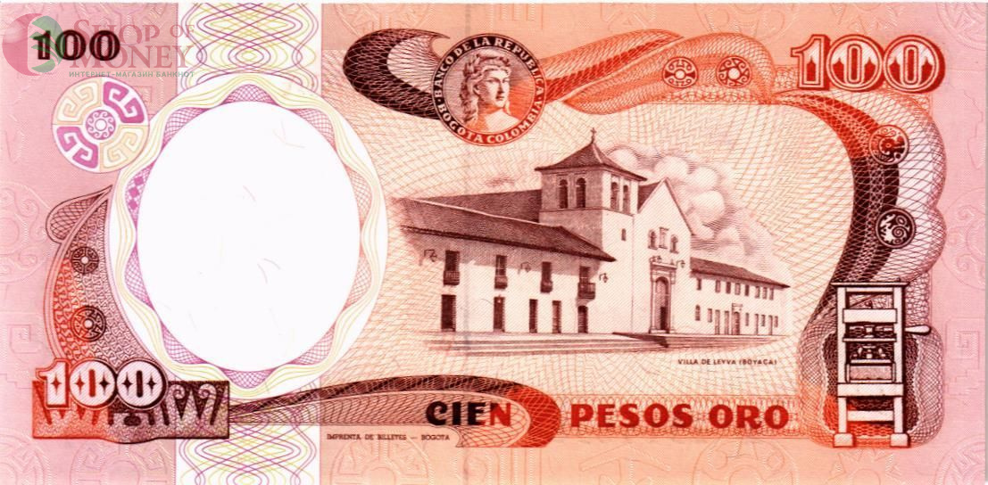 КОЛУМБИЯ 100 ПЕСО (01.01.1987) 2