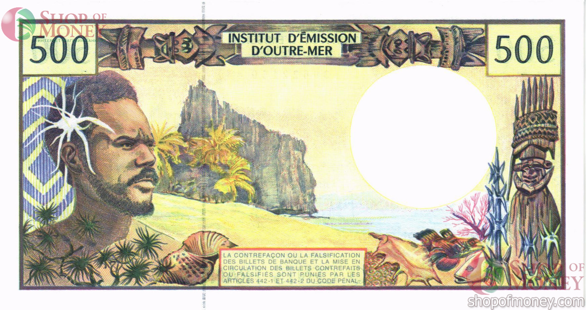 ФРАНЦУЗСКАЯ ПОЛИНЕЗИЯ 500 ФРАНКОВ (Новые) 2