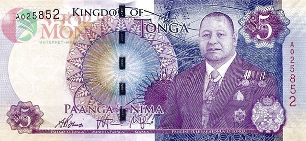 ТОНГА 5 ПААНГА 1